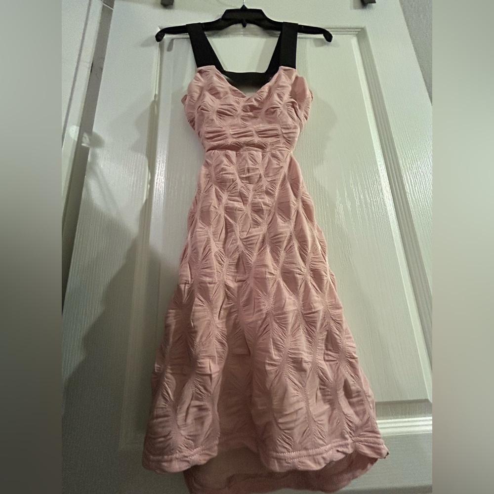 Backless Mini Dress with Cutouts - Small